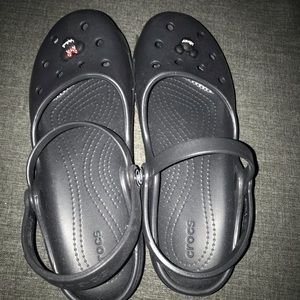 Black Mary Jane crocs